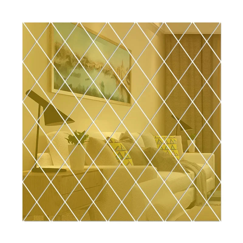 Diamonds Mirror Stickers