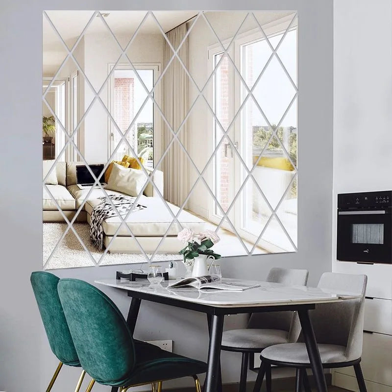 Diamonds Mirror Stickers