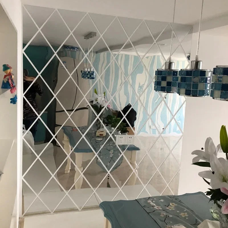 Diamonds Mirror Stickers