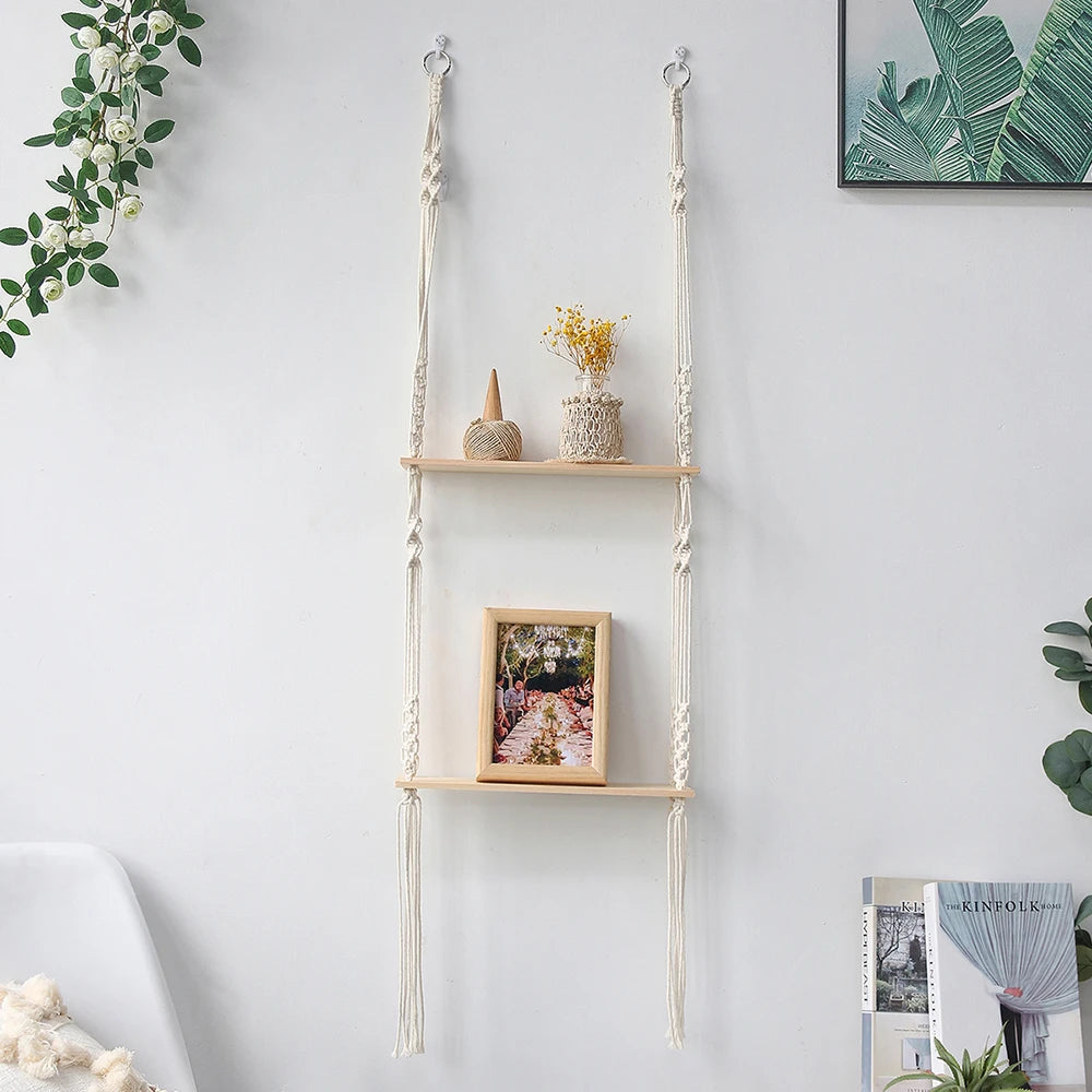 Wooden Wall Macrame