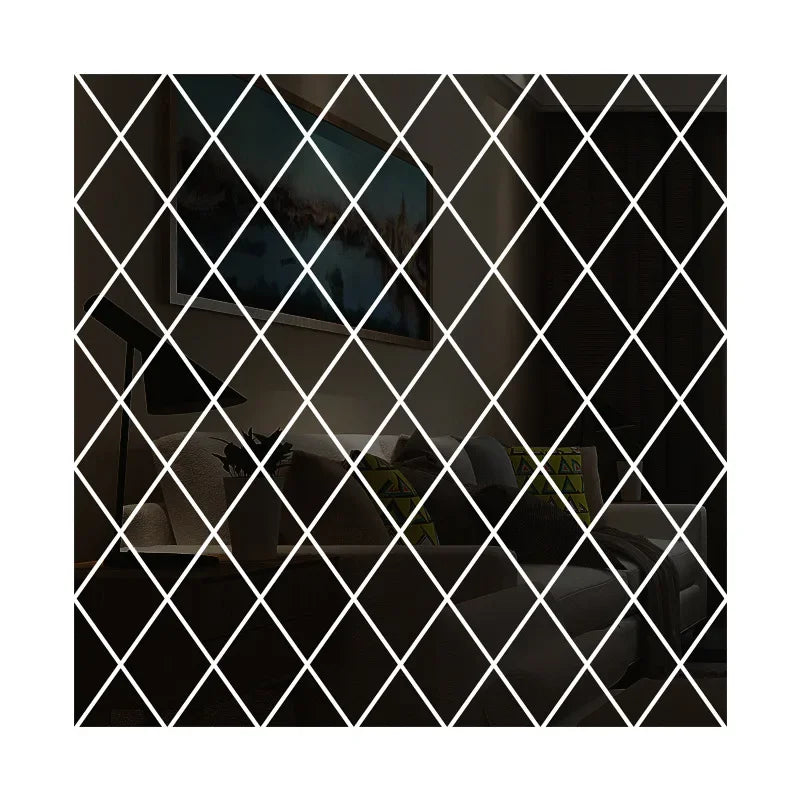 Diamonds Mirror Stickers