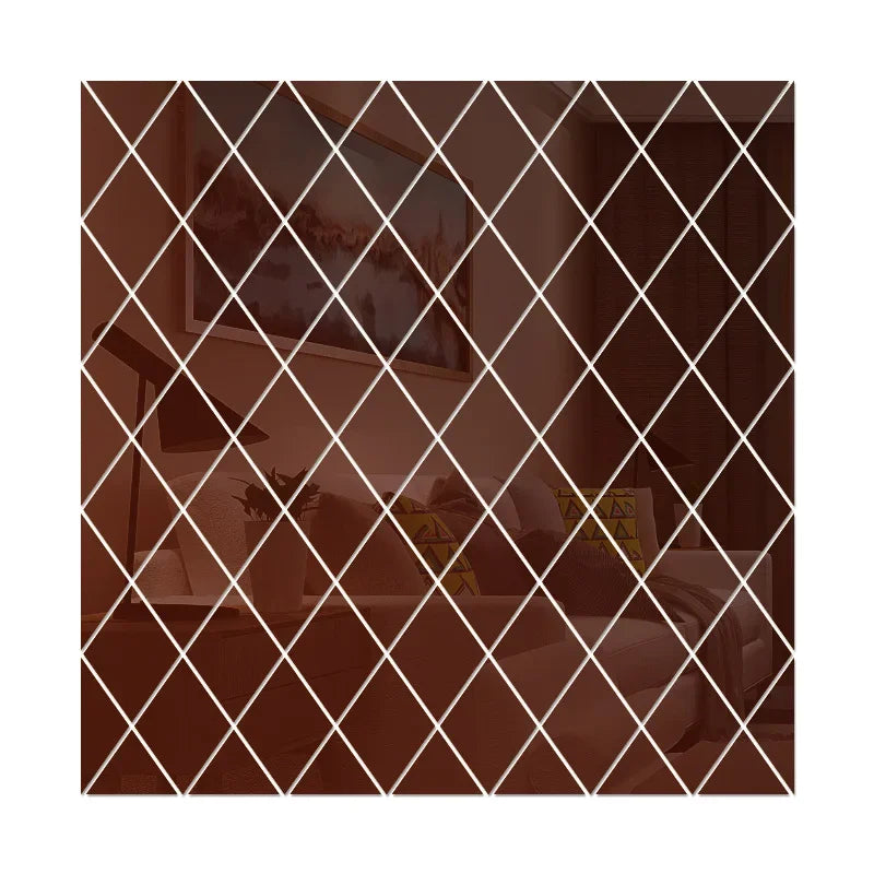 Diamonds Mirror Stickers