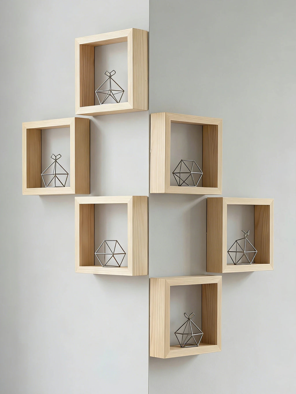 Wooden Cube Wall