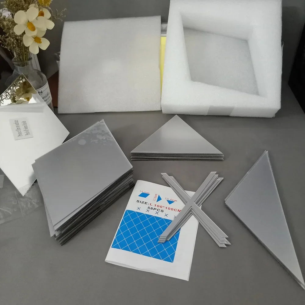 Diamonds Mirror Stickers